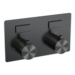 Geborsteld gunmetal PVD