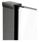 Geborsteld gunmetal