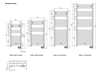 Zehnder Aura E elektrische radiator 90,6x50 cm - wit ral 9016