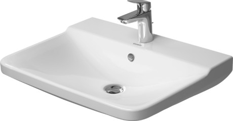 Duravit P3 Comforts Wastafel 65X50 Cm3X Kraangat Moverloop Wgliss Wit duravit kopen in de aanbieding Duravit P3 Comforts Wastafel 65X50 Cm3X Kraangat Moverloop Wgliss Wit duravit kopen in de aanbieding