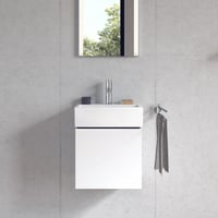 Duravit VERO AIR wastafel keramiek wit diepte 350mm
