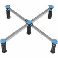 Ferroplast douchebakdrager/-poten/-frame frame staal (lxbxh) 510x510x125 - 185mm verzwaarde uitvoering