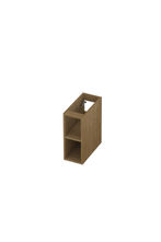 Tweedekans - Ink Fineer Open regaal tbv onderkast 20cm breed en 52cm hoog - fineer natur - 20x43x52cm