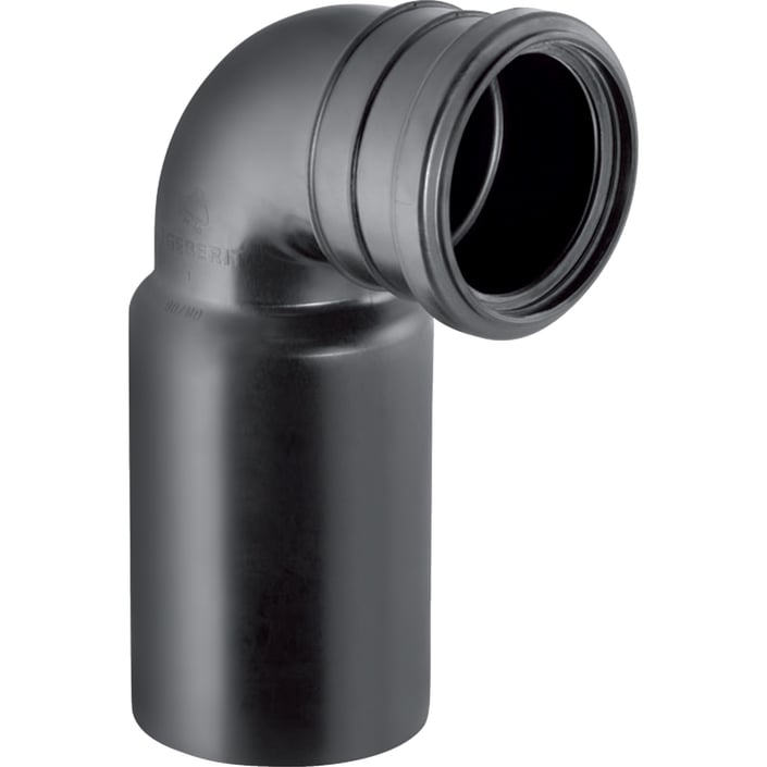 Geberit PE aansluitbocht 90° voor wand-wc