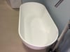 Alvoro Solid vrijstaand bad 150x75cm Solid Surface mat wit