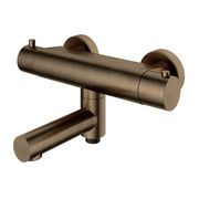 Hotbath Cobber B020 badthermostaat met draaibare uitloop verouderd messing