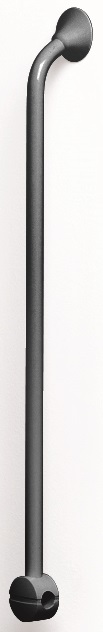 Handicare Ergogrip verticale combi beugel 133,5 cm. gecoat rvs antraciet ral 7021