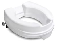 Handicare closetverhoger met deksel 10 cm. wit
