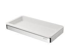 Geesa Frame planchet met witte inzet chroom