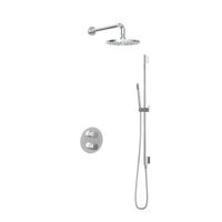 Hotbath Cobber IBS20A inbouw doucheset - staafhanddouche - 20cm hoofddouche - wandarm - glijstang - chroom