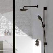 Hotbath Cobber IBS 20A inbouw doucheset - chroom - met ronde handdouche - 30cm hoofddouche - met plafondbuis 15cm - glijstang met uitlaat