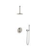 Hotbath Cobber IBS20A inbouw doucheset - staafhanddouche - 20cm hoofddouche - 30cm plafondbuis - wandsteun - geborsteld nikkel