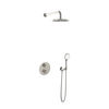 Hotbath Cobber IBS20A inbouw doucheset - 3-standen handdouche - 20cm hoofddouche - wandarm - wandsteun - geborsteld nikkel