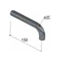 Hotbath Cobber CB094 uitloop tbv cb105 / cb106 - 15cm - chroom
