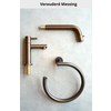 Hotbath Cobber CB003HS wastafelkraan hoog verouderd messing