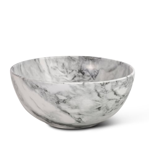 Tweedekans - Globo Le Pietre opzetwastafel rond 37x16cm - arabescato grigio - SHOWROOMMODEL