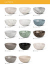 Globo Bagno di Colore afvoerplug in keramiek t.b.v. wastafels zonder overloop mattone