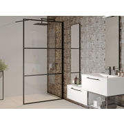 Riho Grid GB400 inloopdouche 120cm met mat zwart profiel