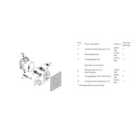 Grohe Rapido-t basisgarnituur voor inbouw thermostaat