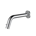 Regn fonteinkraan gebogen inbouw - inkortbaar - chroom