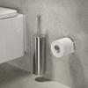 Geesa Nemox closetborstelhouder met witte borstel geborsteld rvs