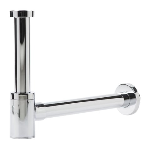 Clou InBe designsifon type 2 korte body rond chroom