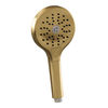 Brauer Gold Edition vrijstaande badkraan - 3 standen handdouche - geborsteld goud PVD