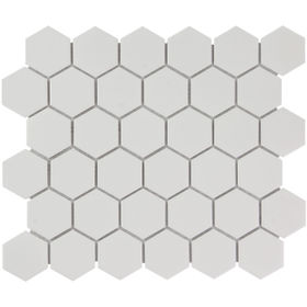 The Mosaic Factory Barcelona mozaïektegel 5,1x5,9cm - Extra White