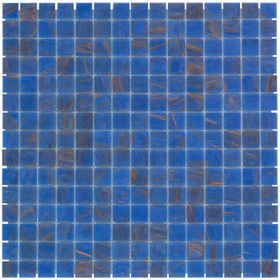 The Mosaic Factory Amsterdam mozaïektegel 2x2cm - Blue glossy