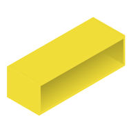 Blinq Intent open onderkast 40x45x30cm geel geel