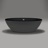 Xenz Britt vrijstaand bad 190x94cm - ebony (mat zwart)