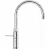 Quooker Fusion Round kokend water keukenmengkraan - glans nikkel - met Combi+ boiler