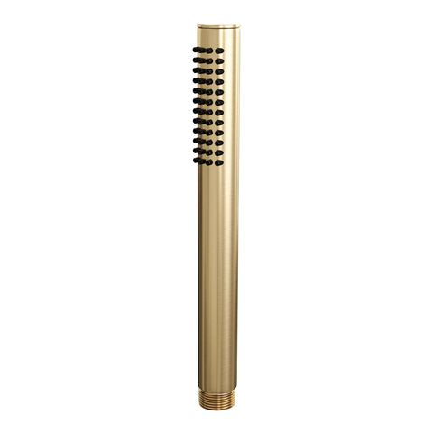 Brauer Gold Carving vrijstaande badmengkraan met staafhanddouche goud geborsteld PVD