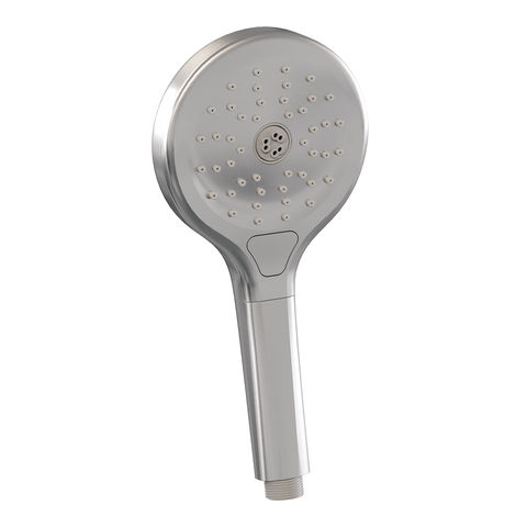 Brauer Brushed Carving badthermostaat met glijstangset - 3-standen handdouche - RVS geborsteld PVD