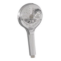 Brauer Chrome Carving badthermostaat met glijstangset - 3-standen handdouche - chroom