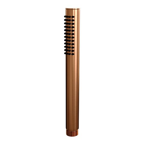 Brauer Copper Edition badthermostaat met glijstangset - staafhanddouche - geborsteld koper PVD