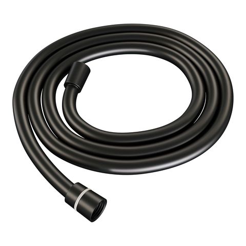 Brauer Black Carving stortdoucheset - hoofddouche 20cm - ronde handdouche - mat zwart