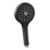 Brauer Black Carving stortdoucheset - hoofddouche 30cm - ronde handdouche - mat zwart