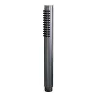 Brauer Gunmetal Carving badthermostaat met glijstangset - staafhanddouche - gunmetal geborsteld PVD