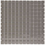 The Mosaic Factory Barcelona mozaïektegel 2,3x2,3cm - Grey Glossy