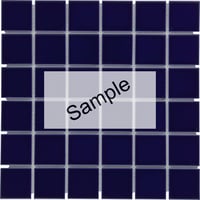 VERVALLEN - SAMPLE - The Mosaic Factory Barcelona mozaïektegel - Dark Blue Glossy