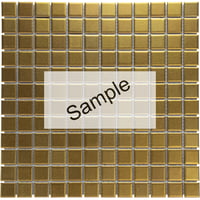 SAMPLE - The Mosaic Factory Barcelona mozaïektegel - Gold Matt Metalic