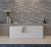 Ideavit Solidthin vrijstaand solid surface bad mat wit 160x70cm