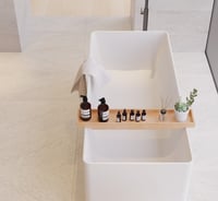 Ideavit Solidthin vrijstaand solid surface bad mat wit 160x70cm