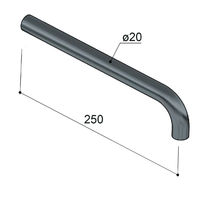 Hotbath Archie uitloop voor inbouw wastafelkraan AR105 25cm RVS 316