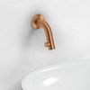 Clou Kaldur wandfonteinkraan 7,4cm - geborsteld brons pvd