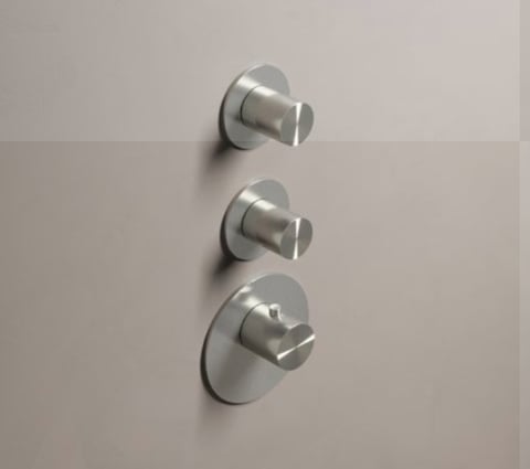 Hotbath ADSIX inbouw doucheset chap RVS 316 - met staafhanddouche - wandarm - hoofddouche 20cm - wandsteun