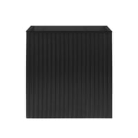 Alvoro Ribbed fonteinonderkast met reliëf - mat zwart