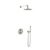 Hotbath Cobber IBS20A inbouw doucheset - staafhanddouche - 25cm hoofddouche - wandarm - wandsteun - geborsteld nikkel