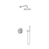 Hotbath Cobber IBS20A inbouw doucheset - staafhanddouche - 30cm hoofddouche - 30cm plafondbuis - wandhouder - geborsteld messing pvd